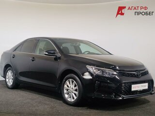 2016 Toyota Camry VII (XV50) Рестайлинг, чёрный, 1700000 рублей, вид 3
