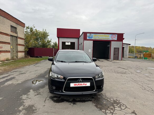 2012 Mitsubishi Lancer X Рестайлинг, чёрный, 830000 рублей - вид 1