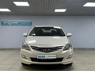 2015 Hyundai Solaris I Рестайлинг, бежевый, 1119000 рублей, вид 2