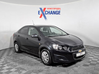 2012 Chevrolet Aveo II, чёрный, 425000 рублей, вид 1