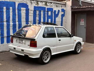 1988 Nissan Micra I (K10), белый, 313000 рублей, вид 4