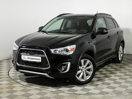 2014 Mitsubishi ASX I Рестайлинг, чёрный, 1369700 рублей, вид 1
