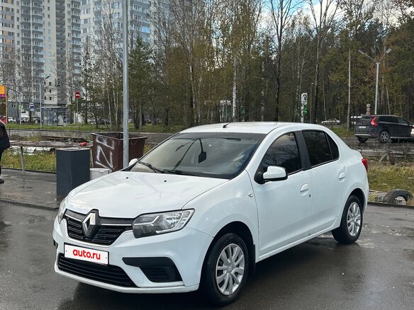 2020 Renault Logan II Рестайлинг, белый, 850000 рублей
