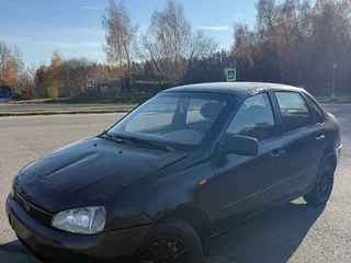 2011 Lada (ВАЗ) Kalina I, чёрный, 135000 рублей, вид 1