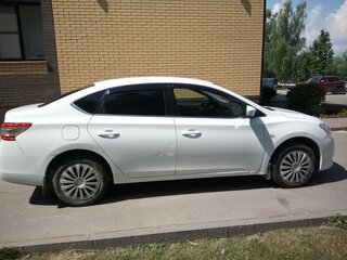 2015 Nissan Sentra VII (B17), белый, 730000 рублей, вид 3