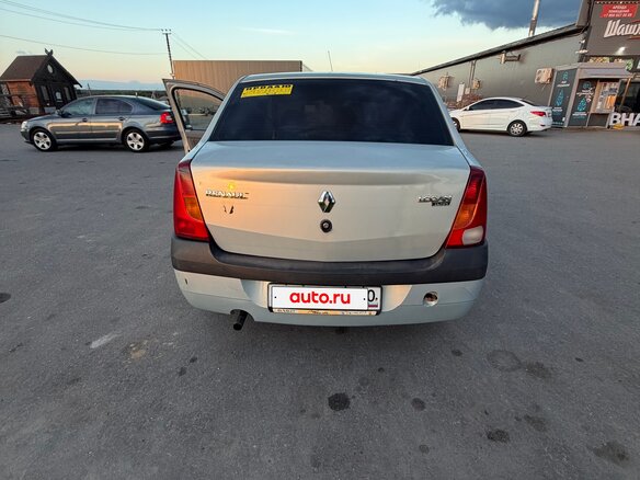 2008 Renault Logan I, серый, 290000 рублей - вид 5
