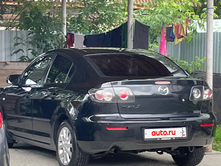 2008 Mazda 3 I (BK) Рестайлинг, чёрный, 400000 рублей, вид 3