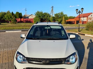 2015 Lada (ВАЗ) Kalina Cross II, белый, 440000 рублей, вид 2