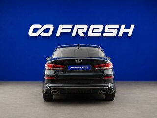 2019 Kia Optima IV Рестайлинг, синий, 1799055 рублей, вид 4