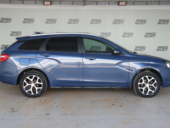 2019 Lada (ВАЗ) Vesta SW I, синий, 921000 рублей - вид 4