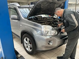 2008 Nissan X-Trail II, серый, 999000 рублей, вид 1