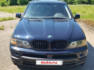 2003 BMW X5 3.0i I (E53) Рестайлинг, синий, 870000 рублей, вид 2