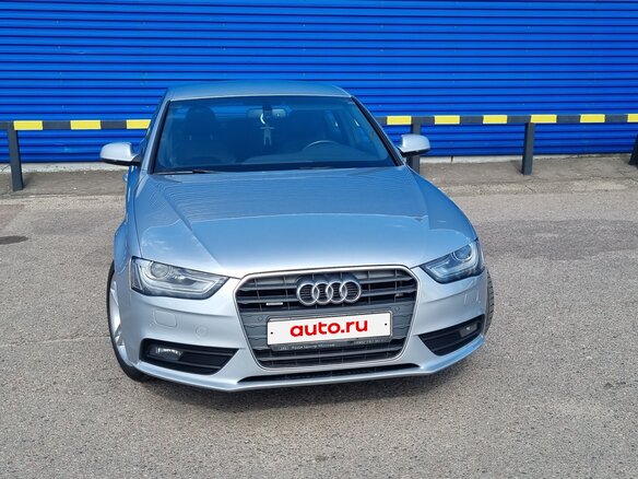 2014 Audi A4 IV (B8) Рестайлинг, серый - вид 1