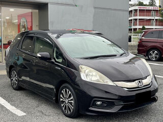 2014 Honda Fit Shuttle I Рестайлинг, чёрный, 671000 рублей, вид 3