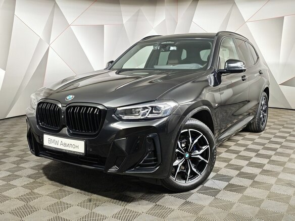 2024 BMW X3 20i xDrive III (G01) Рестайлинг, чёрный, 6800000 рублей