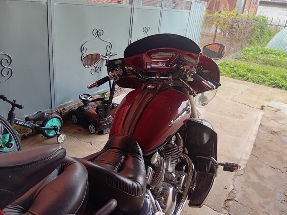 2001 Yamaha Venture Royal, красный, 550000 рублей - вид 1