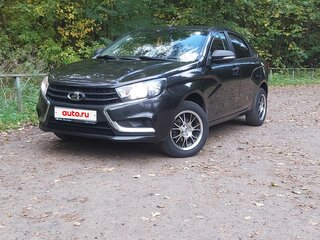 2019 Lada (ВАЗ) Vesta I, чёрный, 1000000 рублей, вид 1