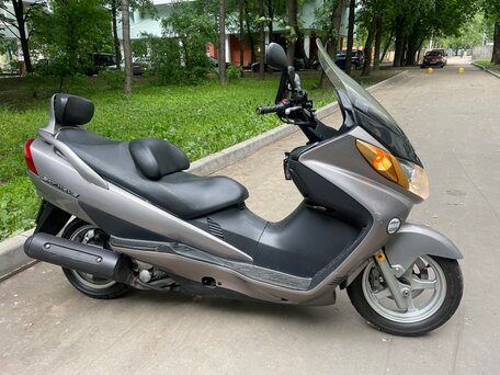 2002 Suzuki Burgman (SkyWave) 400, серебристый, 270000 рублей, вид 1