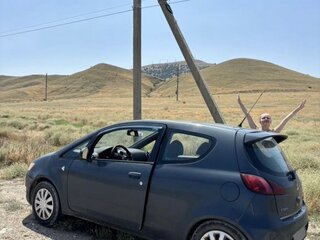 2008 Mitsubishi Colt CZ2 VI (Z30) Рестайлинг, серый, 320000 рублей, вид 2