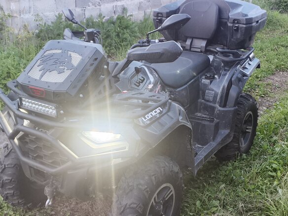 2025 Loncin XWolf 550, чёрный