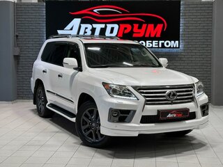 2012 Lexus LX 570 III Рестайлинг, белый, 4190000 рублей, вид 1