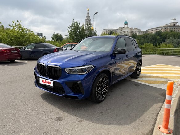 2020 BMW X5 M Competition III (F95), синий - вид 2