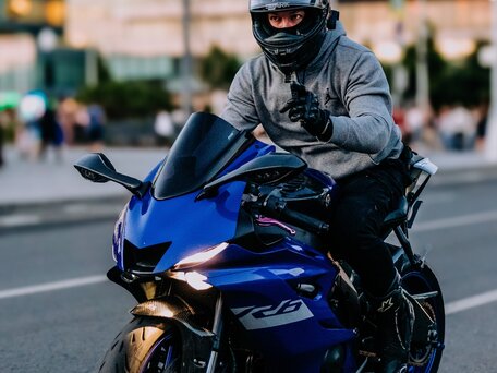 2020 Yamaha YZF-R6, синий, 1350000 рублей, вид 1