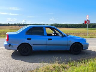 2005 Hyundai Accent ТагАЗ II, фиолетовый, 400000 рублей, вид 3