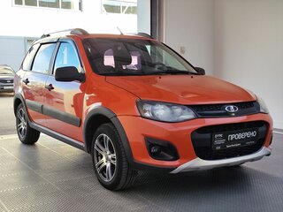 2017 Lada (ВАЗ) Kalina II, оранжевый, 580000 рублей, вид 3