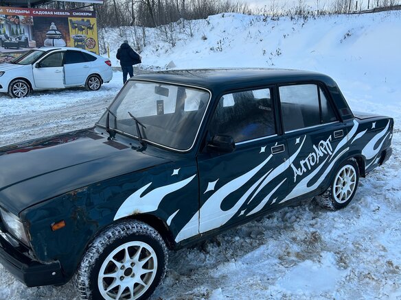 2001 Lada (ВАЗ) 2107, синий, 140000 рублей - вид 1