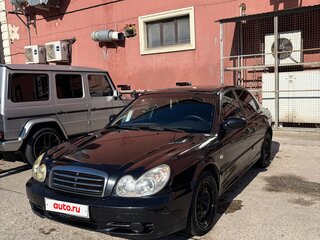 2010 Hyundai Sonata ТагАЗ IV (EF) Рестайлинг, чёрный, 420000 рублей, вид 1