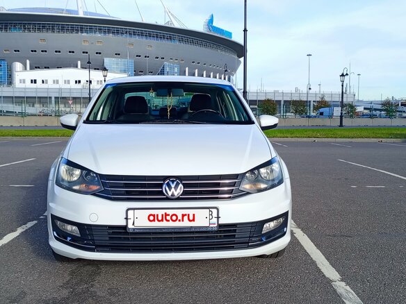 2018 Volkswagen Polo V Рестайлинг, белый