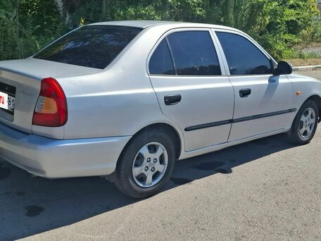 2007 Hyundai Accent ТагАЗ II, серебристый, 465000 рублей, вид 4