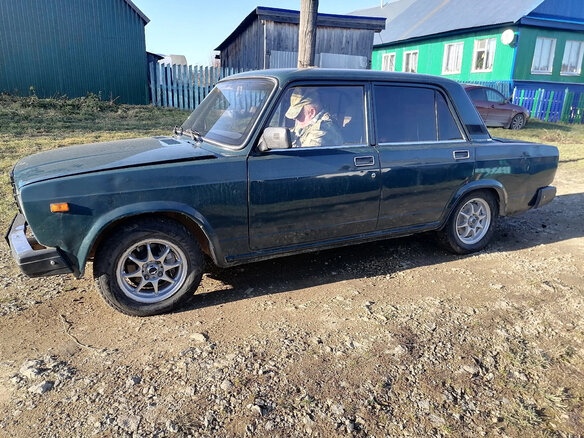 2006 Lada (ВАЗ) 2107, синий, 88000 рублей