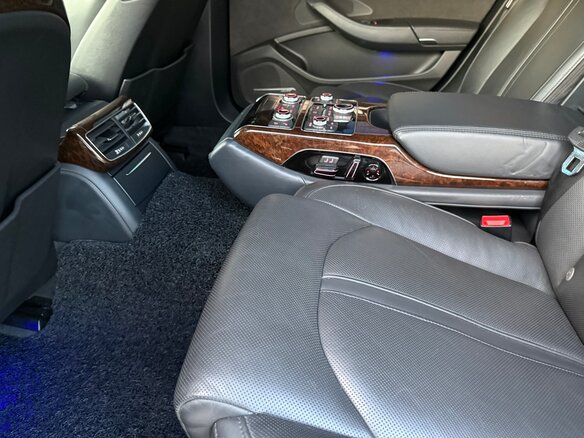 2015 Audi A8 Long III (D4) Рестайлинг, чёрный - вид 16