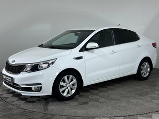 2016 Kia Rio III Рестайлинг, белый, 1099000 рублей, вид 1
