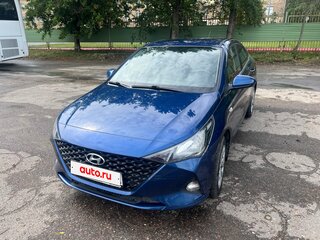 2021 Hyundai Solaris II Рестайлинг, синий, 1470000 рублей, вид 4