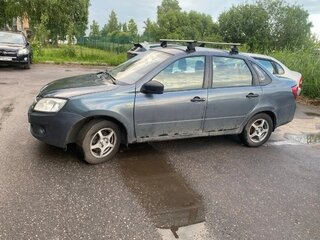 2018 Lada (ВАЗ) Granta I, серебристый, 345000 рублей, вид 3