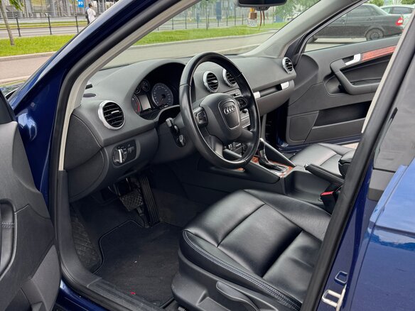 2012 Audi A3 II (8P) Рестайлинг 2, синий, 980000 рублей - вид 13