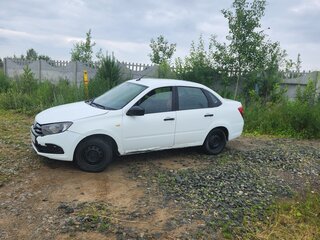 2019 Lada (ВАЗ) Granta I Рестайлинг, белый, 385000 рублей, вид 2