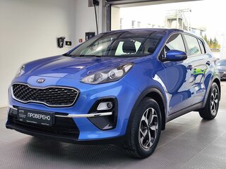 2018 Kia Sportage IV Рестайлинг, синий, 1980000 рублей, вид 1