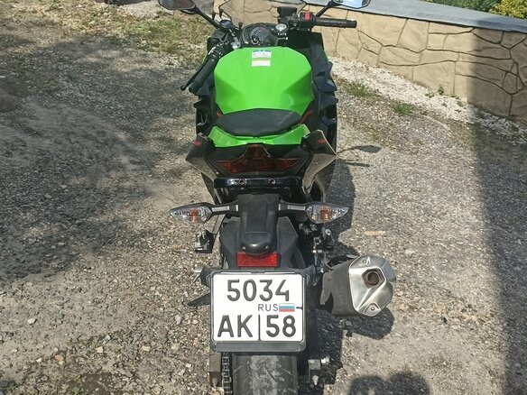 2021 Kawasaki Ninja 400, зелёный, 590000 рублей - вид 5