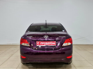 2012 Hyundai Solaris I, фиолетовый, 645000 рублей, вид 5