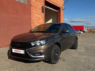 2018 Lada (ВАЗ) Vesta I, коричневый, 970000 рублей, вид 2
