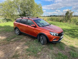 2017 Lada (ВАЗ) Vesta SW Cross I, оранжевый, 890000 рублей, вид 2