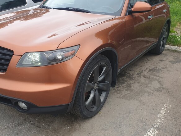 2003 Infiniti FX35 I (S50), коричневый, 850000 рублей