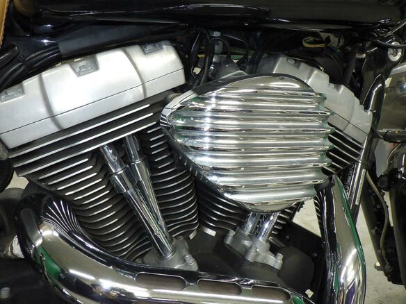 2009 Harley-Davidson Fat Bob, чёрный - вид 6