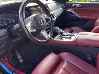 2021 BMW X6 40i III (G06), синий, 8350000 рублей, вид 4