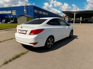 2016 Hyundai Solaris I Рестайлинг, белый, 1100000 рублей, вид 5