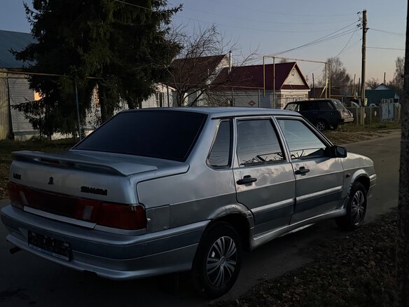 2007 Lada (ВАЗ) 2115, серебристый, 70000 рублей - вид 4